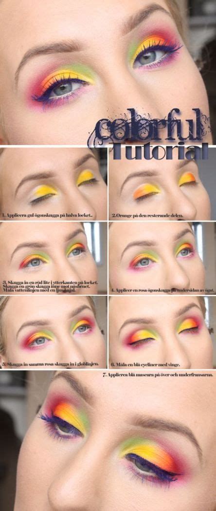 65 Best ideas for eye shadow tutorial step by step rainbow Rainbow ...