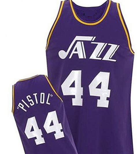 Pete Maravich Utah Jazz Throwback Basketball Jersey – Best Sports Jerseys