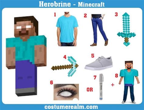 Herobrine Costume | Minecraft Costume Guide ⛏️