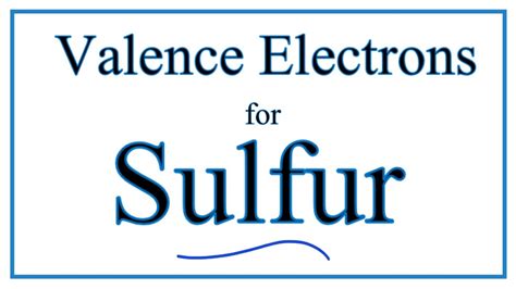 Electronic Configuration Of Sulphur - Sulfur Definition Facts Symbol ...