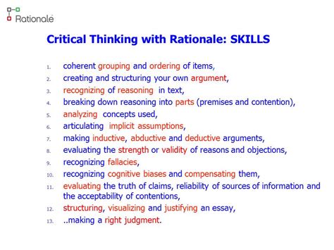 Critical Thinking - Reasoninglab