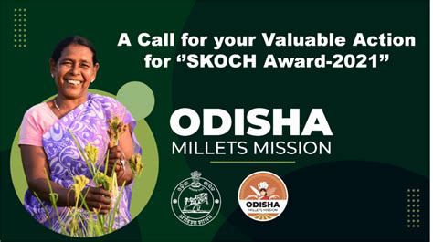 A Call for your valuable Action for SKOCH Award: Odisha Millet Mission ...