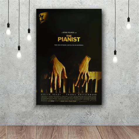 Aliexpress.com : Buy The Pianist Movie Poster Art Canvas Fine Print ...