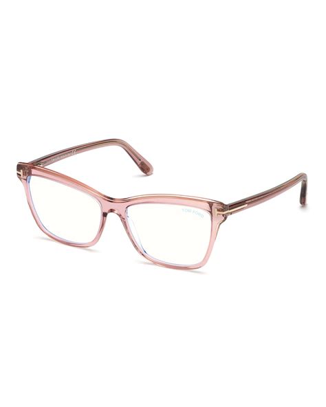 TOM FORD Cat-Eye Metal Optical Frames | Neiman Marcus