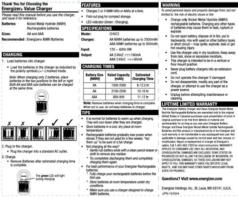 Battery Charger Manual | PDF