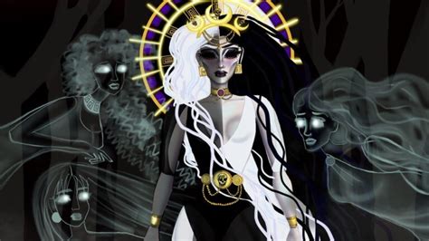 Melinoe, the goddess of the dead, spirits and nightmares ☠