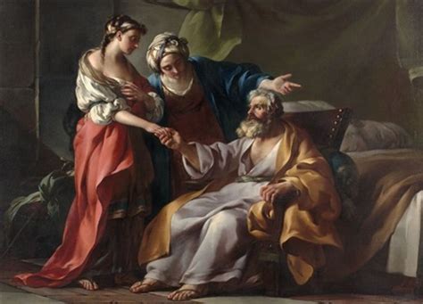 Sarah présentant Agar à Abraham by Joseph Marie Vien on artnet