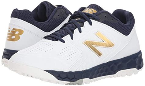 Lyst - New Balance Velo V1 Turf Softball Shoe, Navy/white, 6 D Us