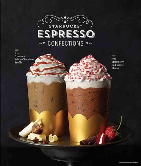 Starbucks Menu 2016: Espresso Confections - MommyLace.Com