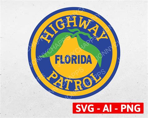 Florida Highway Patrol Logo FL State Police Department - Etsy