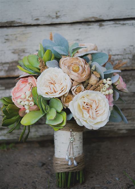 How To Make A Faux Flower Bridal Bouquet