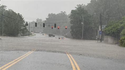 Heavy rain and flooding closed roads in Connecticut – NBC Connecticut