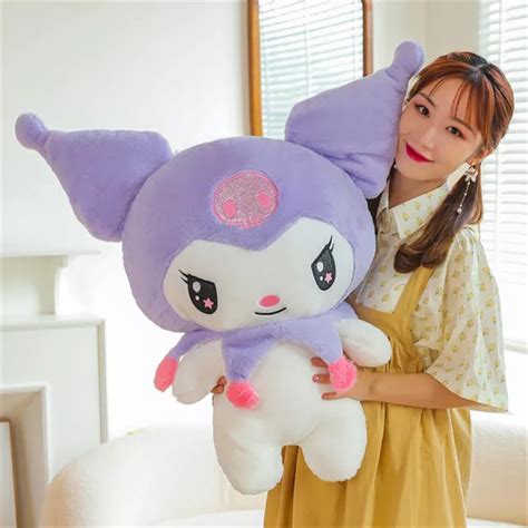 MY MELODY KUROMI Plush Doll Anime Stuffed Toy Big Throw Pillow ...