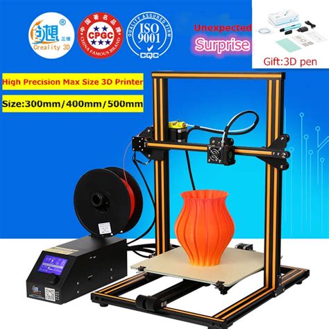 Hot 3D Printer Kits Creality 3D CR 10S CR 10 Optional ,Dua Z Rod Filament Sensor/Detect Resume ...