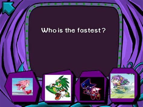 Who Is The Fastest Sonic Character by NickNinja02 on DeviantArt