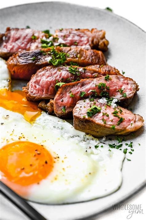 Steak And Eggs (Perfect Breakfast!) - Wholesome Yum