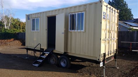 20ft mobile office container with trailer for sale near me | Conexwest