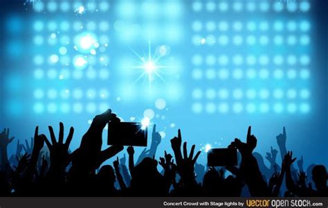 Free Concert Crowd Background Vector Free Vector for Free Download ...