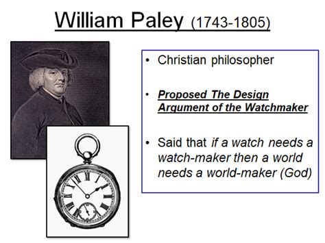 William Paley: The Design Argument | Teaching Resources