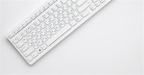 Top View Photo of White Keyboard · Free Stock Photo