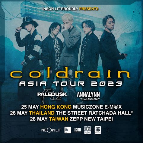 Coldrain concert 2023｜coldrain Asia Tour in Hong Kong｜KITEC