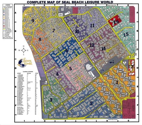 Seal Beach Leisure World Map - Draw A Topographic Map