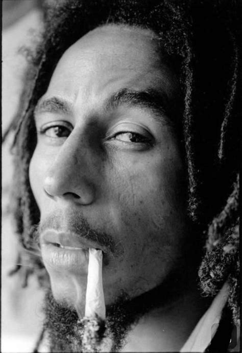 Bob Marley Smoking Iconic Picture Enamel Pin