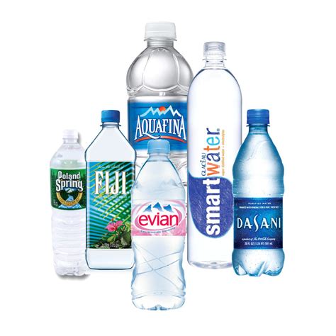 Bottled water brands