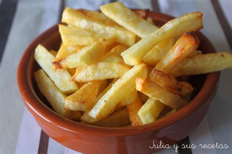 JULIA Y SUS RECETAS: Patatas fritas al horno