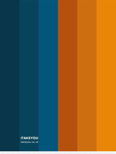 Dark blue and saffron color scheme | Blue complementary color, Blue ...