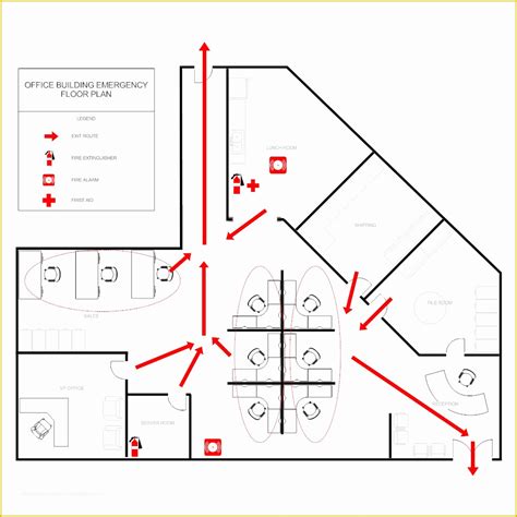 Evacuation Diagram Template Free Of Emergency Plan software Make Free Escape Plans & Fire ...