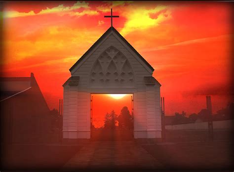 Sunset Church Photograph by Gravityx9 Designs - Pixels