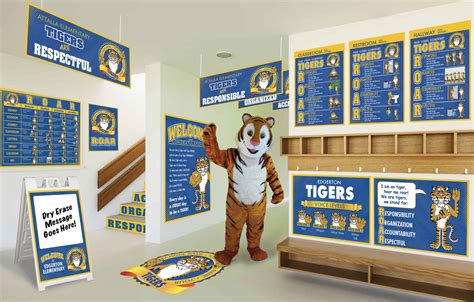 Hallway Mockup Tiger - Mascot Junction