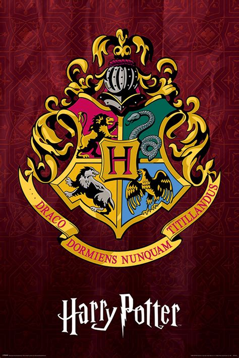 Harry Potter Hogwarts School Crest - plakat | sklep Nice Wall