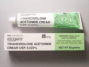 Triamcinolone Acetonide 0.025% Cream 80 Gm By Fougera & Co