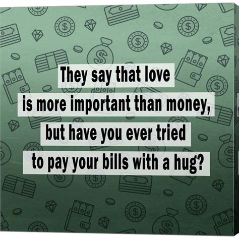 Love vs. Money II by Quote Master, Canvas Wall Art, 12W x 12H - Walmart.com - Walmart.com