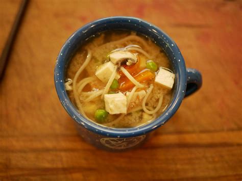 Miso noodle soup for one - Wilderness Magazine