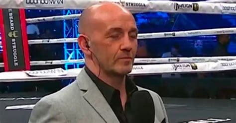 Boxing pundit Barry Jones 'caught out' scratching his privates during Hall vs Bjornsson - Daily Star