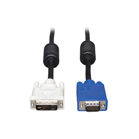 Tripp Lite P556-010 DVI to VGA Monitor Cable High Resolution Cable with RGB Coax (DVI-A to HD15 ...