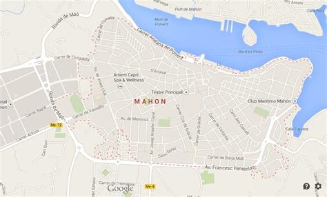 Map of Mahon