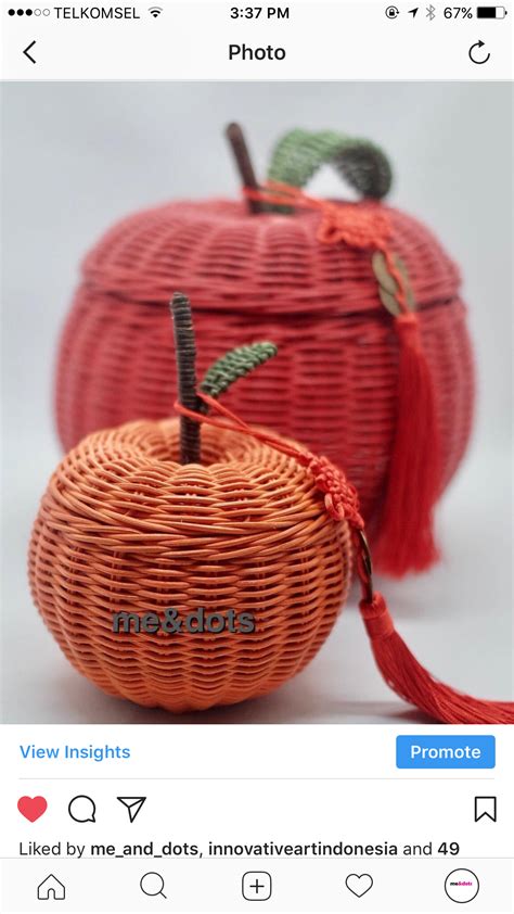 rattan fruit | Окрашенные цветочные горшки, Плетение корзин, Узоры для ...