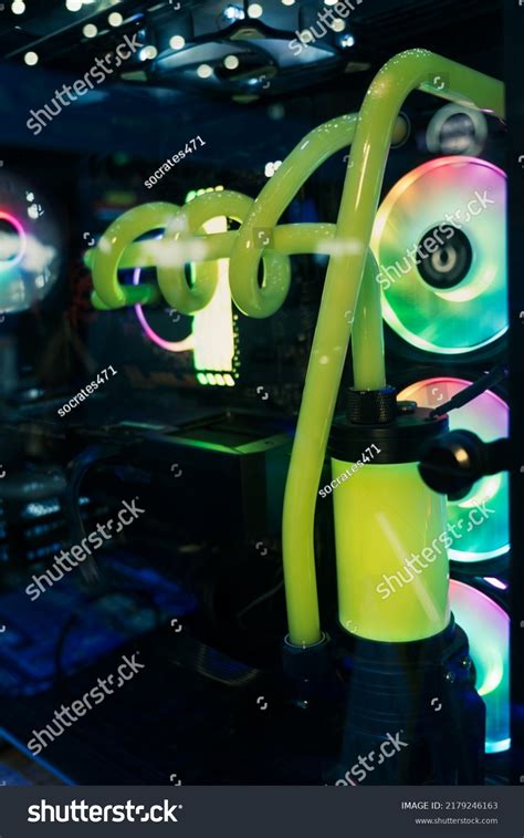 Computer Water Cooling System Fan Rgb Stock Photo 2179246163 | Shutterstock