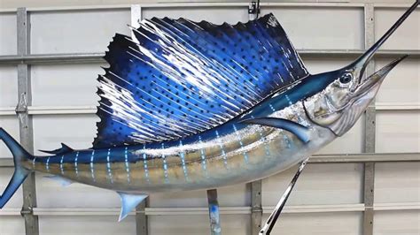 89" Sailfish Mount by Marine Creations Taxidermy - YouTube