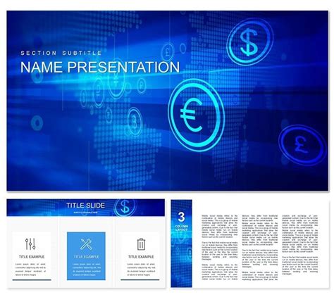 Global Financial Economics PowerPoint template