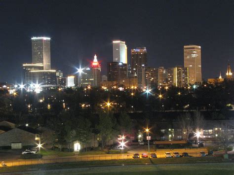 Tulsa Downtown Night by SeattleWolf on DeviantArt