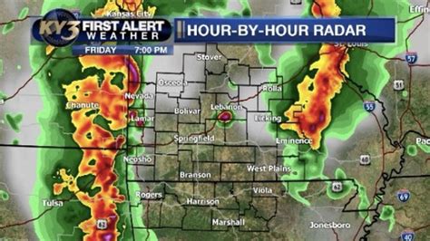 FIRST ALERT WEATHER: KY3's Futurecast Radar maps hour-by-hour storms ...