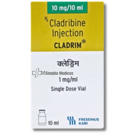 Cladrim 10mg Injection, Strength: 10 mg / 10 ml at Rs 9500/piece in Delhi | ID: 2853244938173