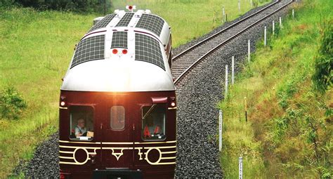 The world's first 100% solar-powered train launches in Australia | Inhabitat - Green Design ...