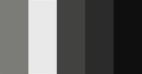 Middle Graphite Color Scheme » Black » SchemeColor.com