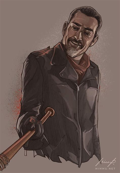 Negan, The Walking Dead by MimmuArt | Walking dead art, Walking dead ...